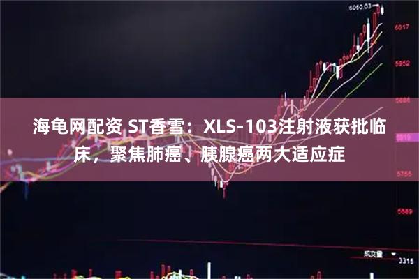 海龟网配资 ST香雪:XLS-103注射液获批临床,聚焦肺癌、胰腺癌两大适应症